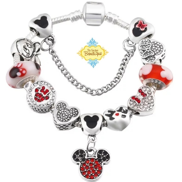 Other - Silver Color Girls Minnie Mouse Bracelet
